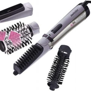 Babyliss 2735E Air Brush – بيبي ليس فرشاة هوائية 1000 وات مع ملحقات للتصفيف
