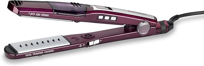 Babyliss ST395E Steam Hair Straightener – مكواة شعر بيبي ليس بالبخار لتنعيم وحماية الشعر