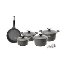 طقم حلل نيوفلام 11 قطعة مضلع – Newflam 11 Pcs Cookware Set with 28cm Pot